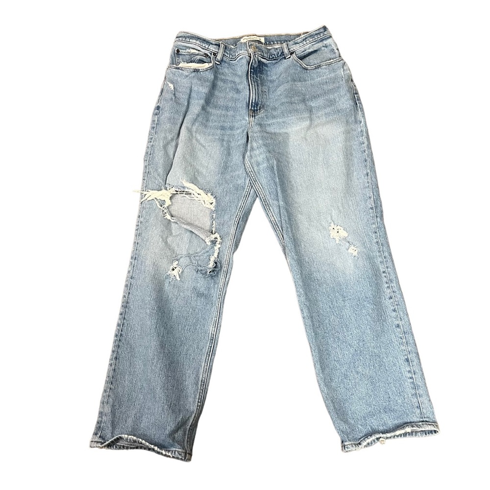 Abercrombie and Fitch The 90’s Straight Ultra High Rise Curve Love Size 14/32